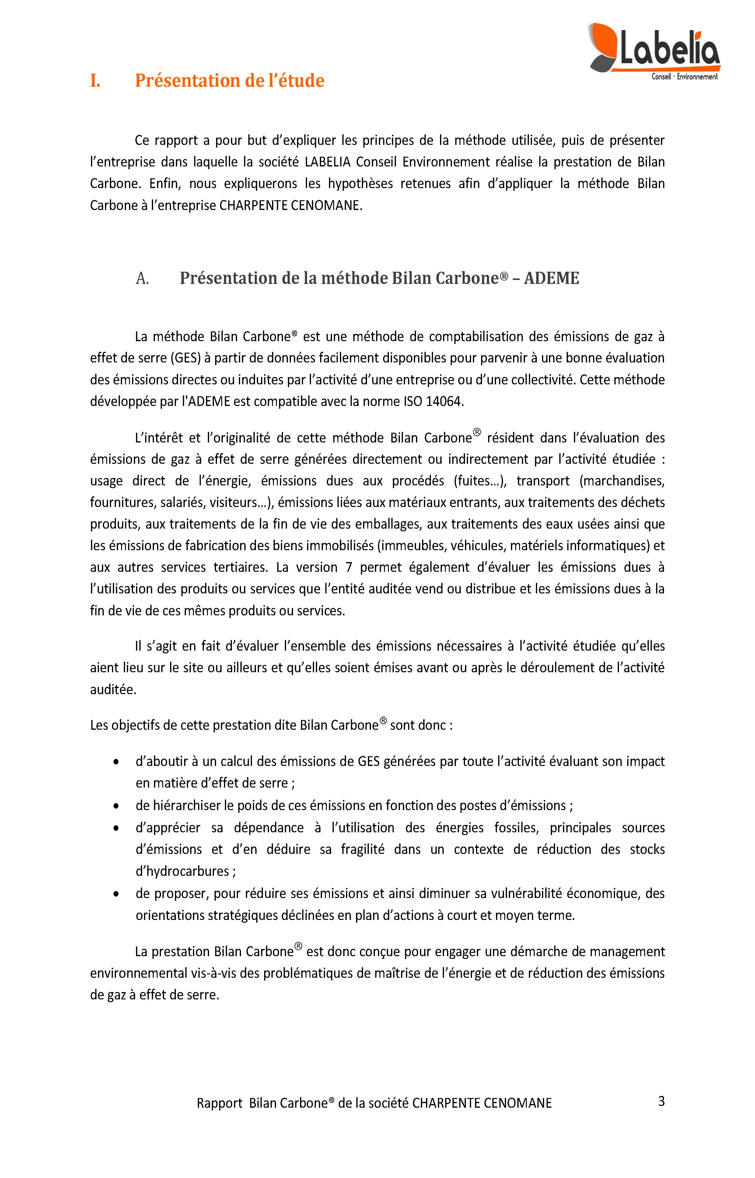 Rapport Bilan Carbone 2013 Page 03